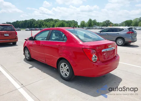 2012 Chevrolet Sonic 2Lt z USA, uszkodzony, nr VIN 1G1JC5SH4C4178544